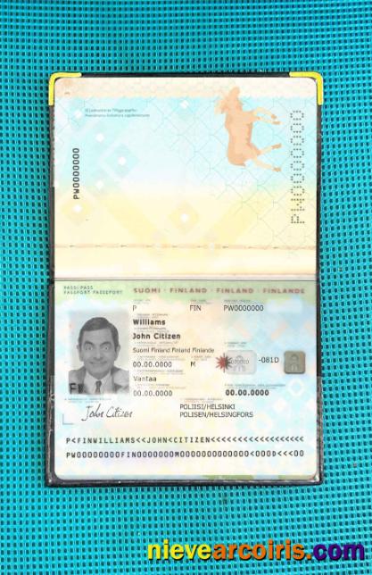Finland passport 2012-2017 photolook